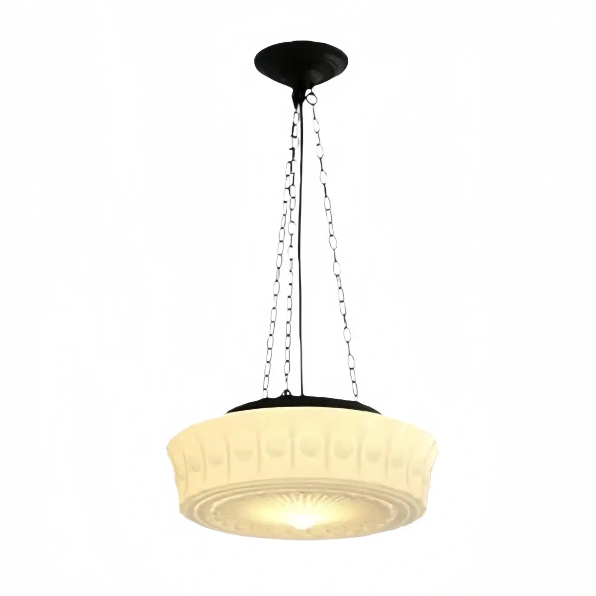 Crema Vintage Glass Pendant Light
